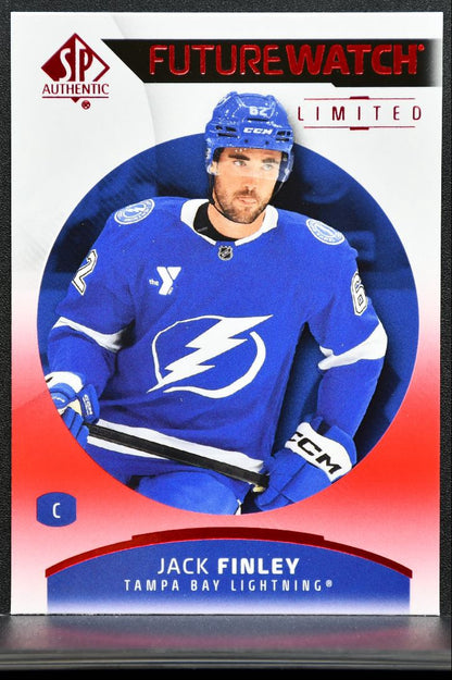 2025-26 SP Authentic Future Watch Limited Red Jack Finley 106 Lightning RC 4106