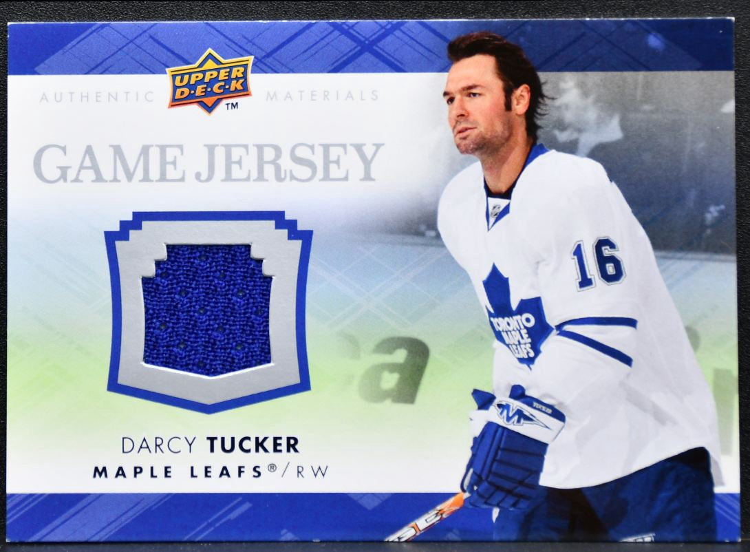 2007-08 UD Series 2 Game Jerseys Darcy Tucker GJ2-DT Jersey 1373