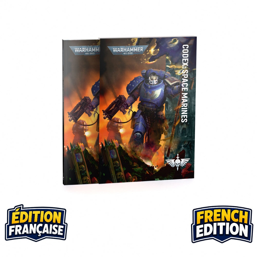 Space Marines Codex (French) (PRE ORDER) (RELEASE OCT 03)