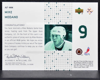 2002-03 SP Game Used Authentic Fabrics Mike Modano Stars 155/225 Jersey 3940