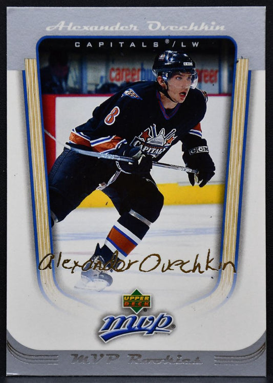 2005-06 Upper Deck MVP Rookies Alexander Ovechkin 394 Washington Capitals RC 1922