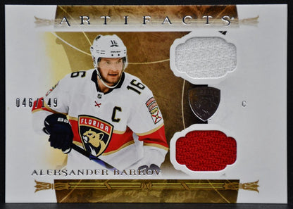 22-23 UD Artifacts Horizontal Material Aleksander Barkov Panthers /149 Jersey 2691