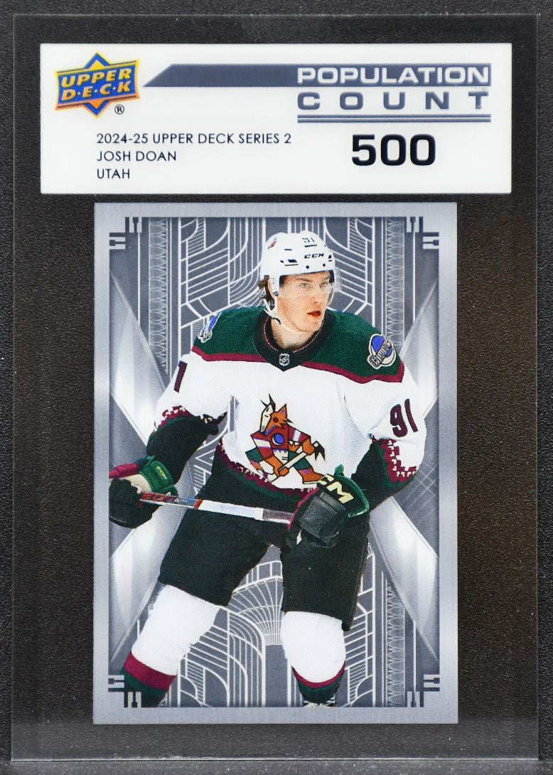 2024-25 UD Series 2 Population Count 500 Josh Doan PC-53 Utah Hockey Club 1595