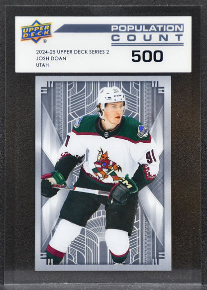 2024-25 UD Series 2 Population Count 500 Josh Doan PC-53 Utah Hockey Club 1595