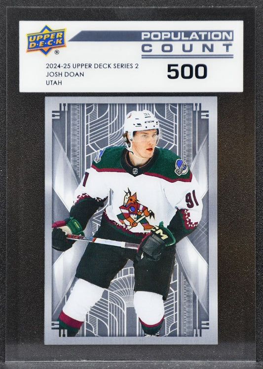 2024-25 UD Series 2 Population Count 500 Josh Doan PC-53 Utah Hockey Club 1595