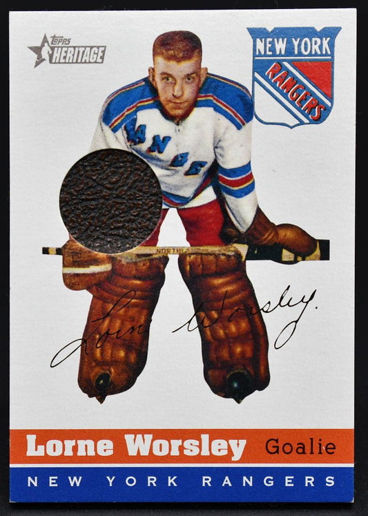 2001-02 Topps Heritage Lorbe Worsley OSA-LW Pads