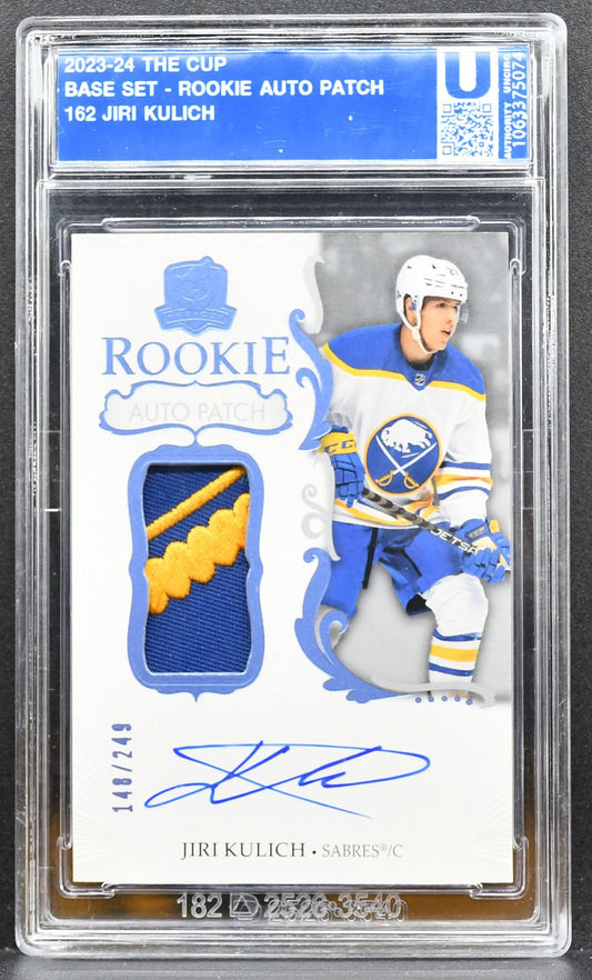 2023-24 UD The Cup Base Set Rookie Auto Patch Jiri Kulich RC Auto Patch 5824