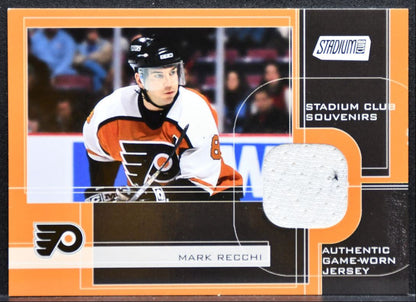 2001-02 Topps Stadium Club Souvenirs Mark Recchi SCS-MR Flyers Jersey 2318