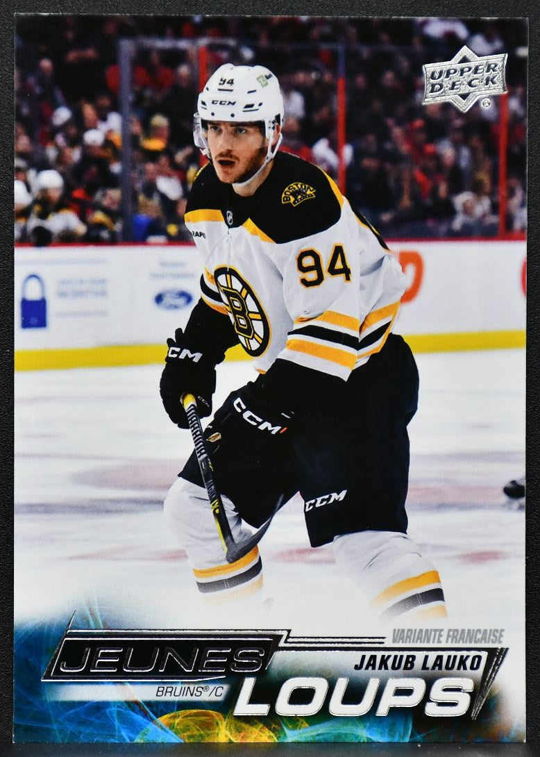 22-23 UD Series 2 Young Guns Variante FranÃ§aise Jakub Lauko 468 Bruins RC 4787