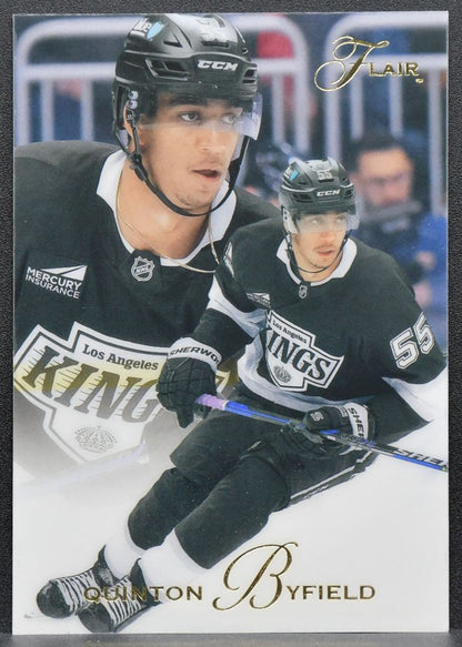 2025-26 Flair 1993 Variant Quinton Byfield 57 Los Angeles Kings 70/93 7641