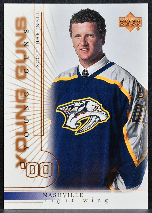 2000-01 Upper Deck Young Guns Scott Hartnell 226 Nashville Predators RC 5916