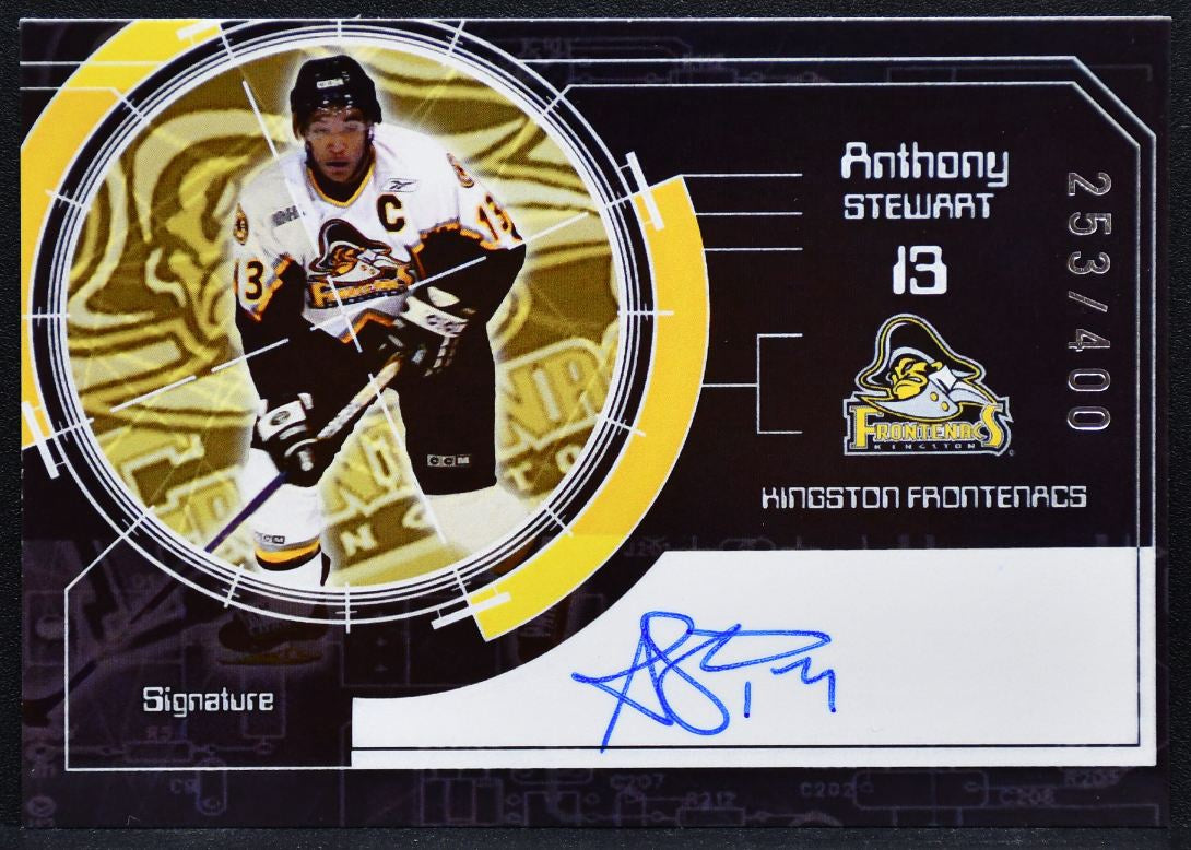 2005-06 Extreme Kingston Freontenacs Stewart 13 Frontenacs Auto 253/400 1653