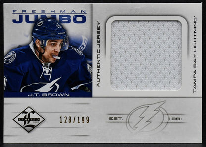 2012-13 Panini Limited Freshman Jumbo  Brown Lightning RC 128/199 Jersey 3695