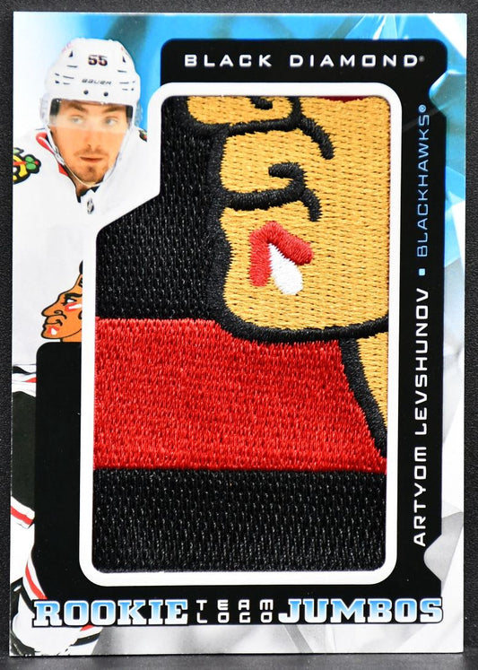 2025-26 UD Black Diamond Artyom Levshunov RTL-AL Chicago Blackhawks RC Patch