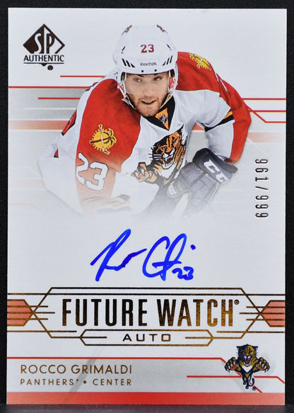 2014-15 SP Authentic Future Watch Auto Rocco Grimaldi RC Auto 961/999 2664