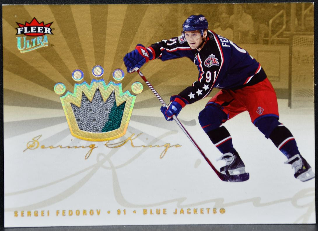 2005-06 Fleer Ultra Scoring Kings Jersey Sergei Fedorov Jackets Jersey 1129