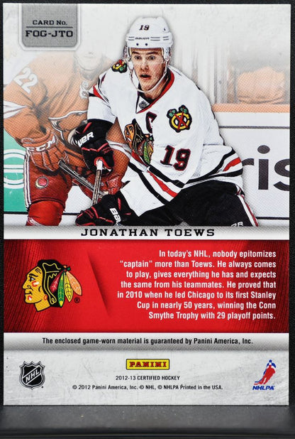 2012-13 Panini Certified Fabric of the Game Toews /299 Jersey 9837