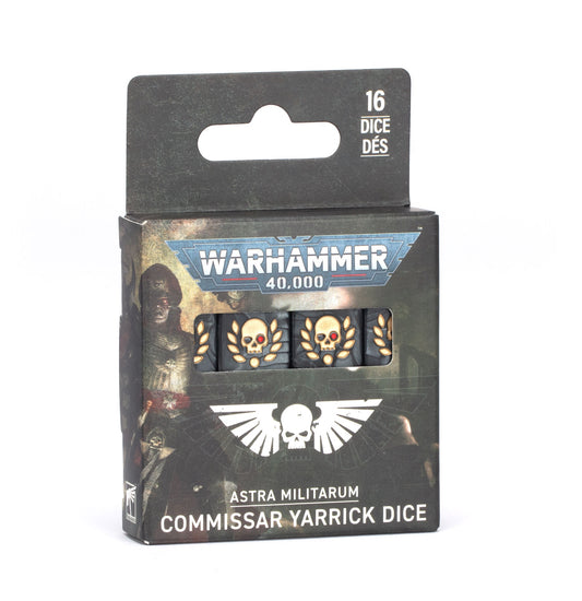 Astra Militarum Commissar Yarrick Dice (PRE ORDER) (2ND WAVE RELEASE MAY 16)