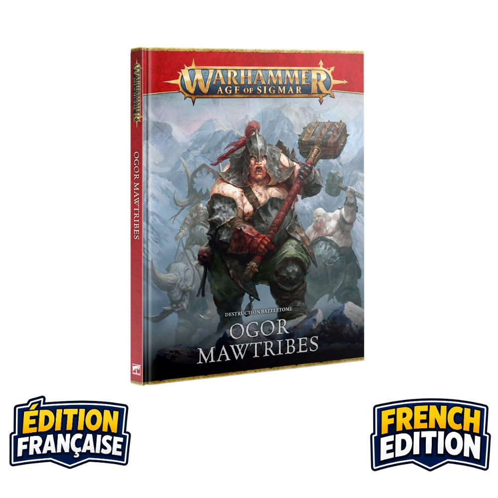 Ogor Mawtribes Battletome (French) (PRE ORDER) (RELEASE AUG 29)