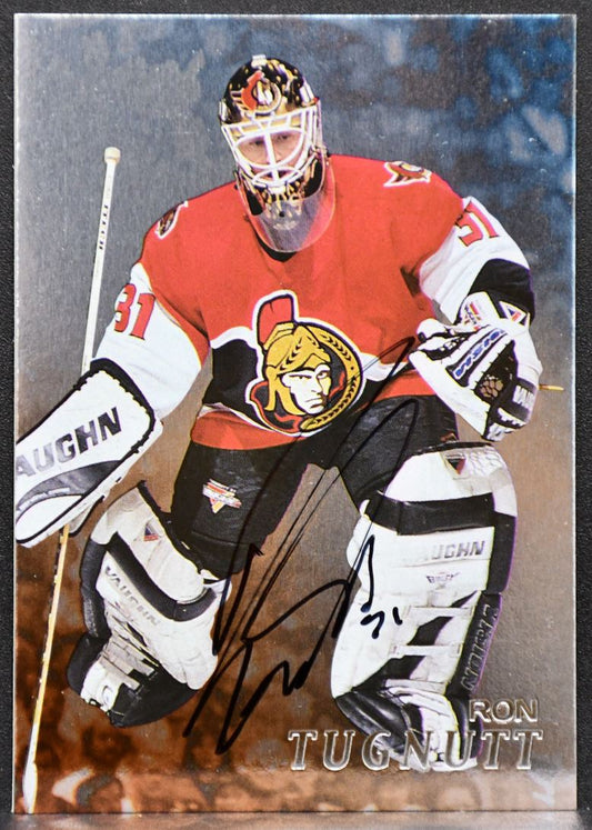1998-99 Be a Player Autographs Ron Tugnutt 244 Ottawa Senators Auto 3559