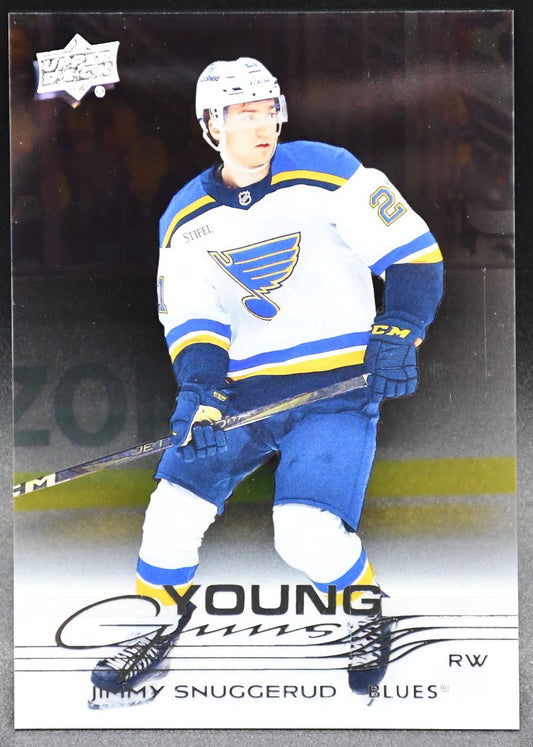 2025-26 UD Series 1 Young Guns Clear Cut Jimmy Snuggerud 207 RC