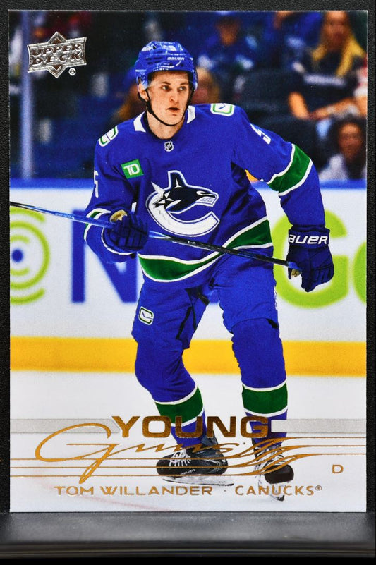 2025-26 Upper Deck Extended Series Young Guns Tom Willander 717 Canucks RC 1471