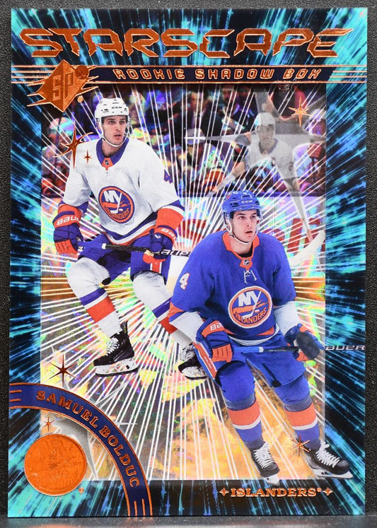 2023-24 SPx Starscape Rookie Shadow Box Samuel Bolduc SS-44 Islanders RC 0627