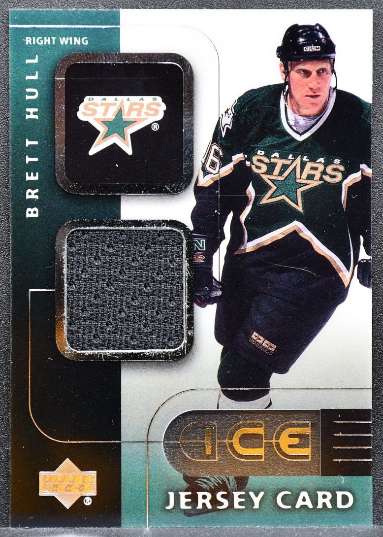 2001-02 Upper Deck Ice Jersey Brett Hull J-BH Dallas Stars Jersey 4879