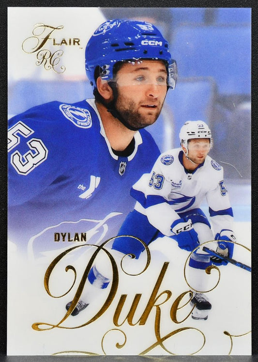 2025-26 Flair Rookie Dylan Duke 169 Tampa Bay Lightning RC 8785