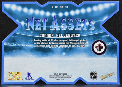 2023-24 Skybox E-X 2000 Connor Hellebuyck 9 OF 30 CT Winnipeg Jets 2966