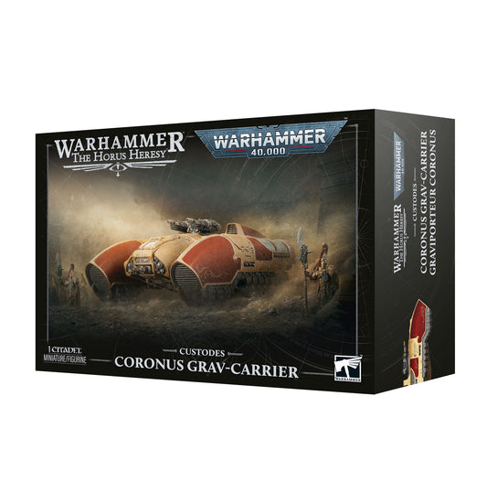 Custodes Coronus Grav-Carrier (PRE ORDER) (RELEASE OCT 17)
