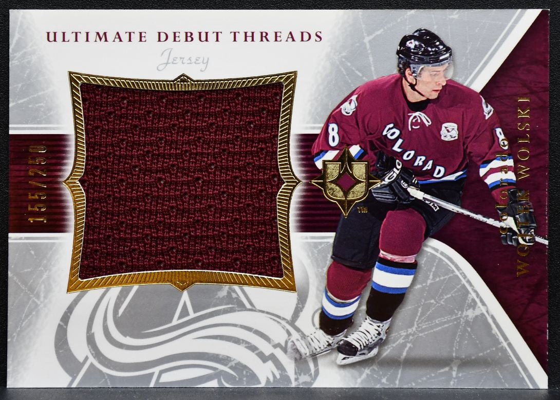 2005-06 UD Ultimate Collection Debut Threads Wolski RC 155/250 Jersey 5758