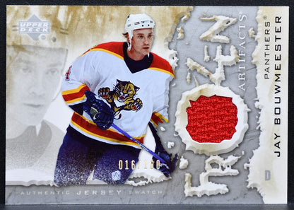 2007-08 Upper Deck Artifacts Frozen Jay Bouwmeester Flyers 016/100 Jersey 9923