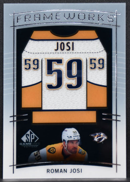 2024-25 SP Game Used Frameworks Roman Josi F-RJ Nashville Predators Jersey 7949