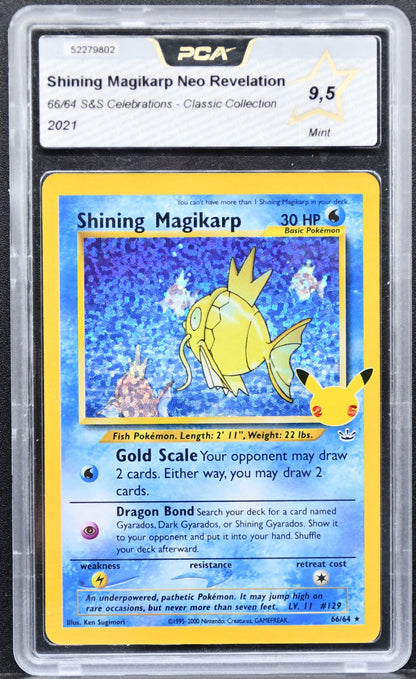 Pokémon Celebrations Classic Collection Shining Magikarp 66/64 Holofoil PCA 9.5