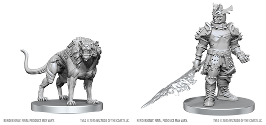 D&D Unpainted Minis Wv28 Hell Hound & Narzugon