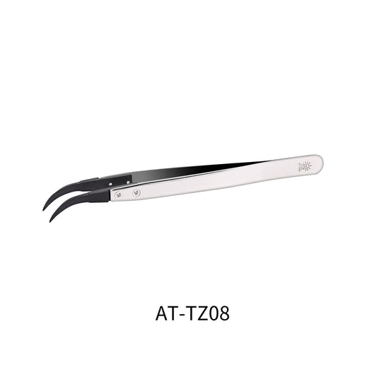 DSPIAE High Precision Stainless Steel Angled Tweezers
