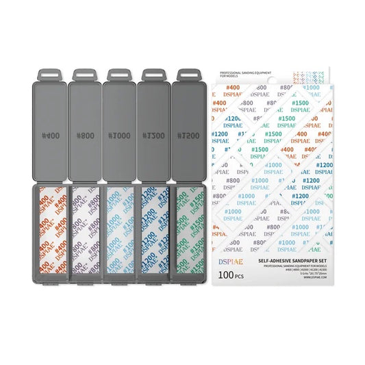 DSPIAE DSP-S01 Reusable Self-Adhesive Sandpaper Set