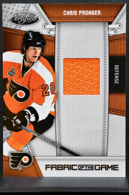 2010-11 Panini Certified Fabric of the Game Chris Pronger /250 Jersey 0506