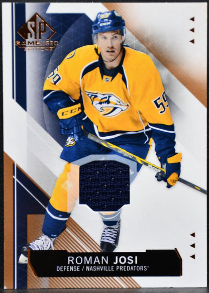 2015-16 SP Game Used Copper Jersey Roman Josi 29 Nashville Predators Jersey 0733
