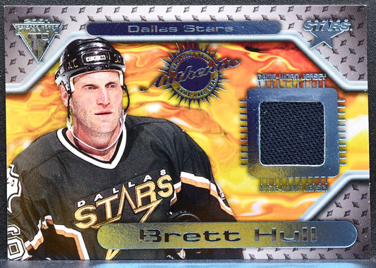 2000-01 Pacific Private Stock Titanium Game-Used Gear Brett Hull Jersey 1304