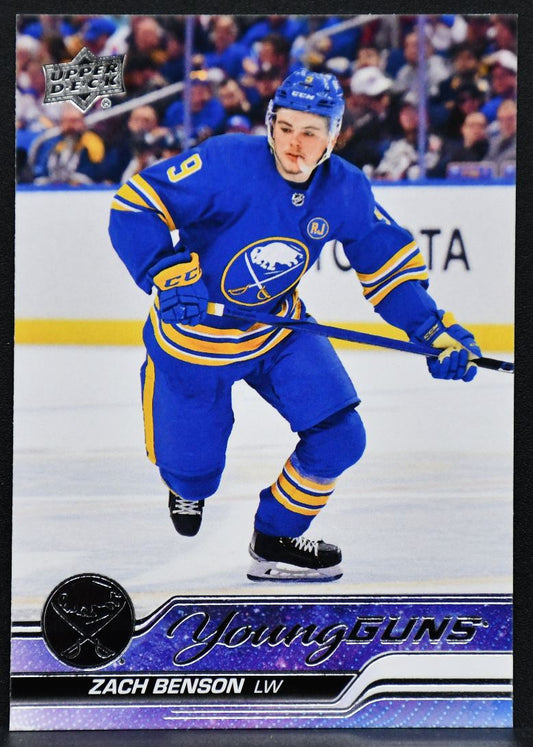 2023-24 Upper Deck Series 2 Young Guns Zach Benson 474 Buffalo Sabres RC 1541