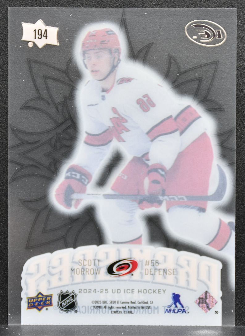 2024-25 Upper Deck Ice Premieres Scott Morrow RC 384/799 9485