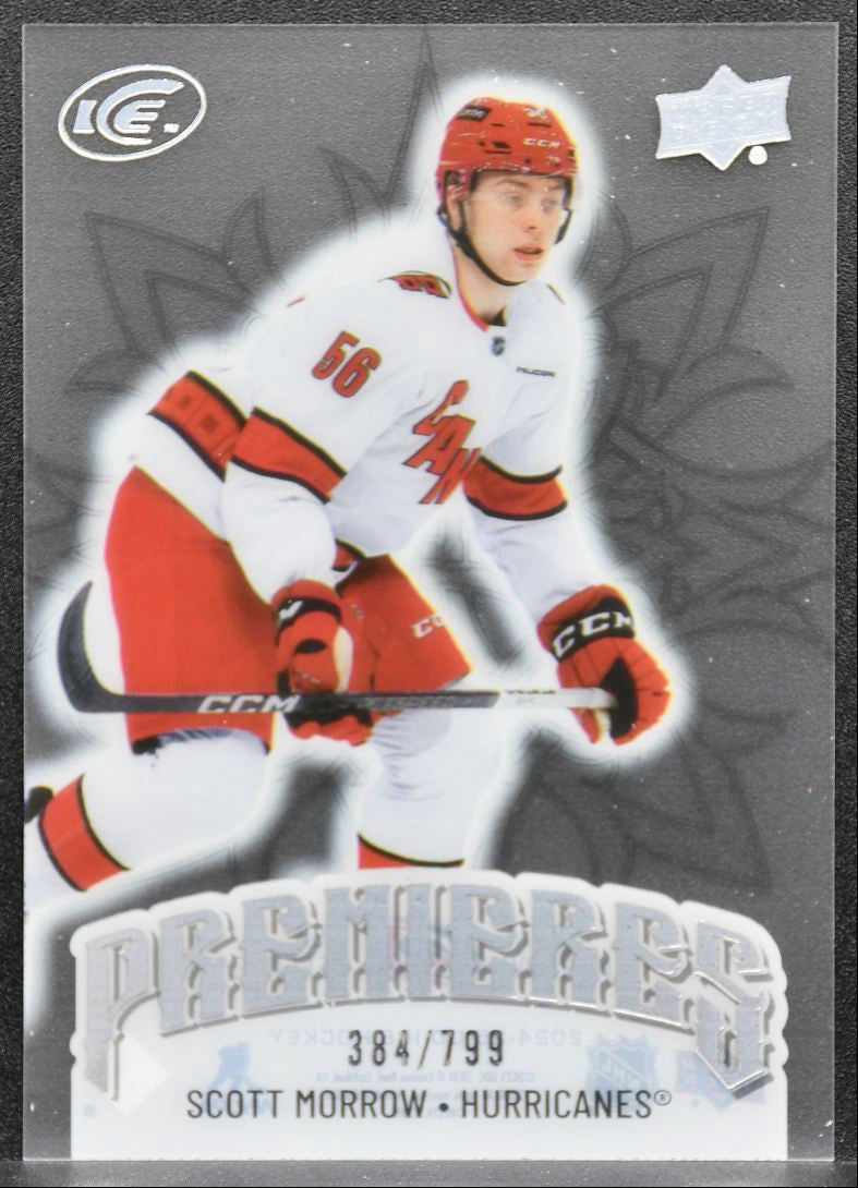 2024-25 Upper Deck Ice Premieres Scott Morrow RC 384/799 9485