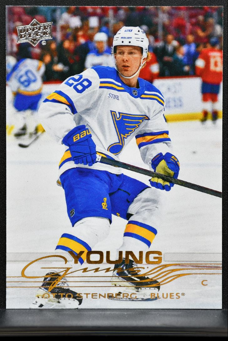 2025-26 Upper Deck Extended Series Young Guns Otto Stenberg 711 Blues RC 1518