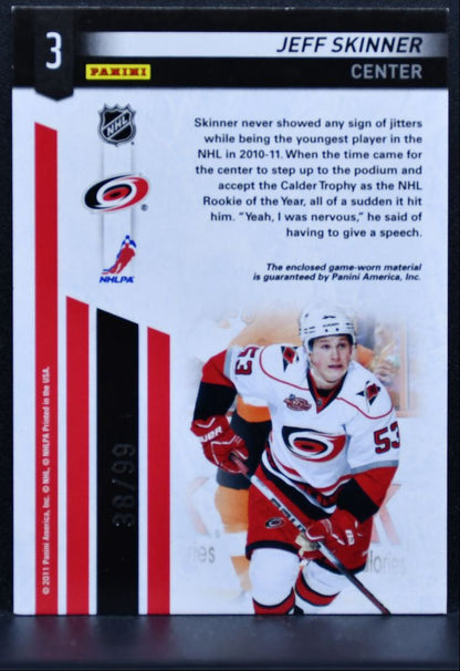 2011-12 Panini Certified Potential Materials Skinner 38/99 Jersey 1878