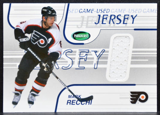 2002-03 Parkhurst Jerseys Mark Recchi GJ-25 Philadelphia Flyers Jersey 5203