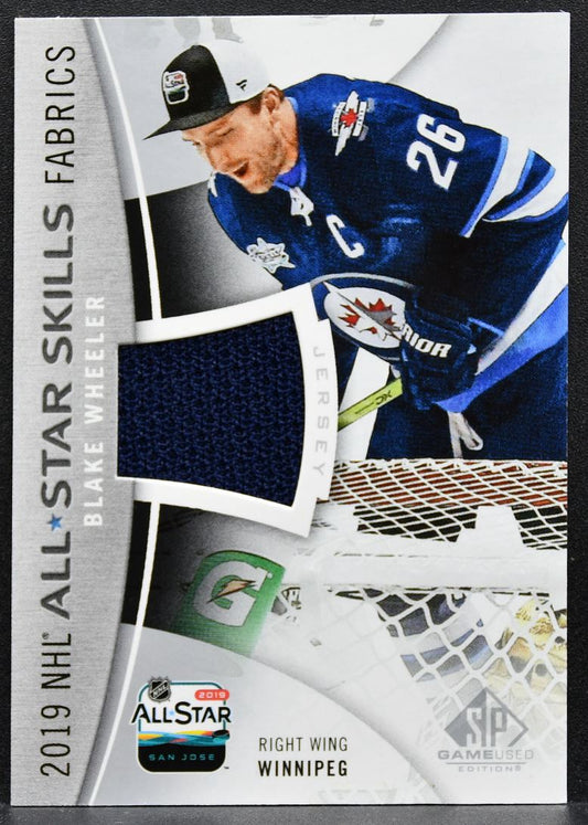 2019-20 SP Game Used 2019 NHL All-Star Skills Fabric Blake Wheeler Jersey 2785