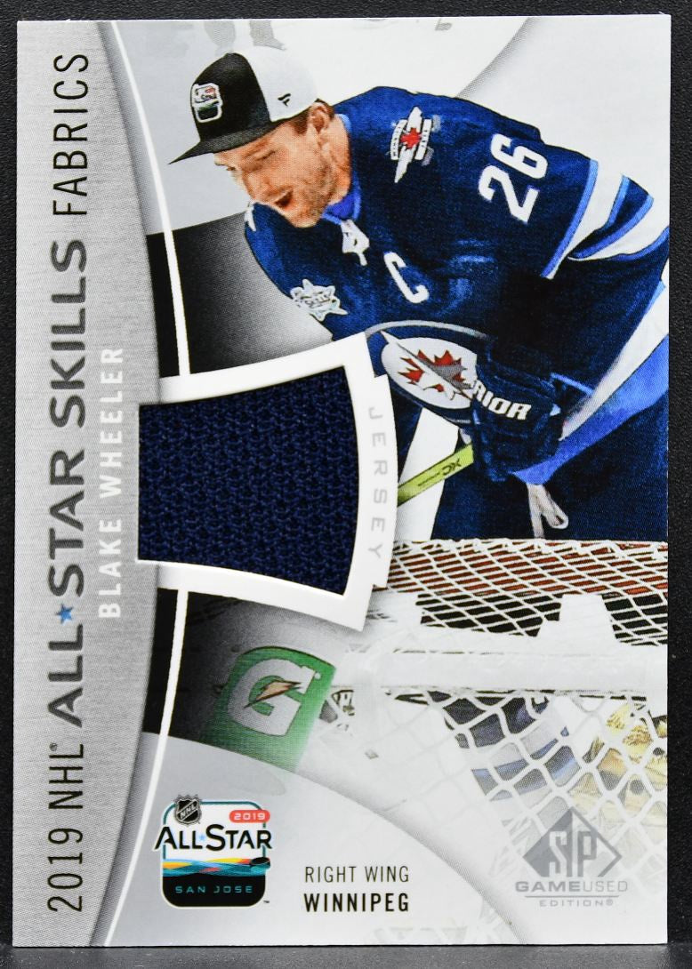 2019-20 SP Game Used 2019 NHL All-Star Skills Fabric Blake Wheeler Jersey 2785