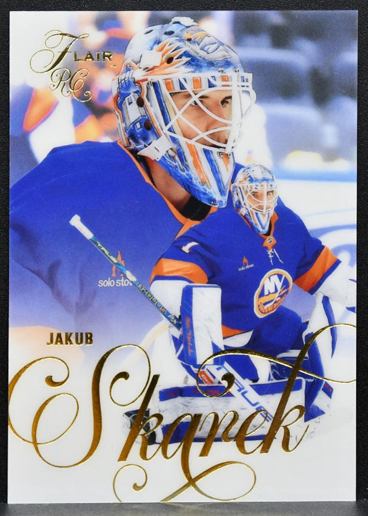 2025-26 Flair Rookie Jakub Skarek 166 New York Islanders RC 3752